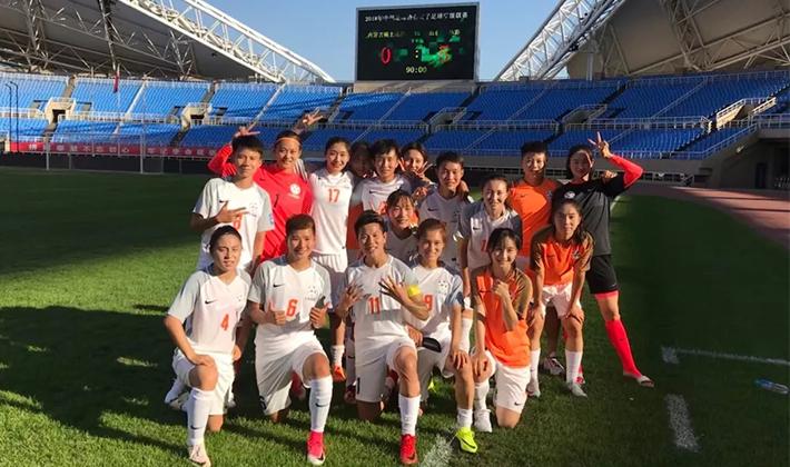 2018赛事女甲联赛第八轮:山东女足客场5-0胜内蒙古