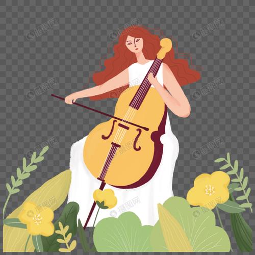音乐节大提琴