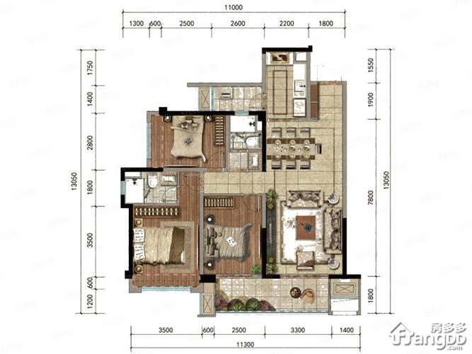 融创九樾府户型图