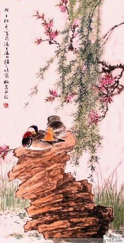 著名画家梅若先生~画石头(4-1)