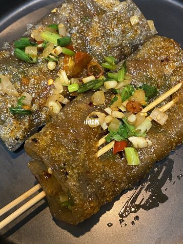 重庆烧烤的扛把子-烧烤苕皮_烧烤_苕皮_吃货_折耳根_萝卜_平底锅_香菜