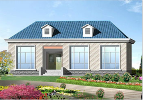 农村一层平房图片