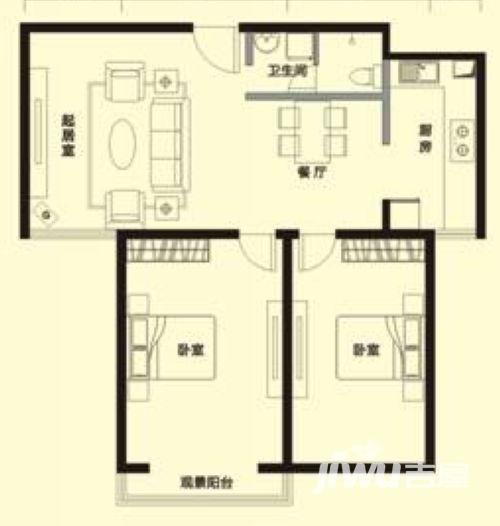 雅荷四季城c户型