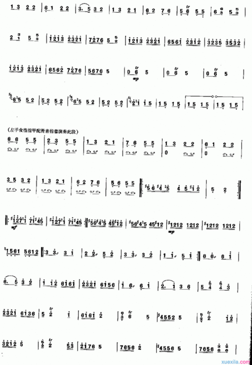 百鸟朝凤笛子曲谱_百鸟朝凤介绍