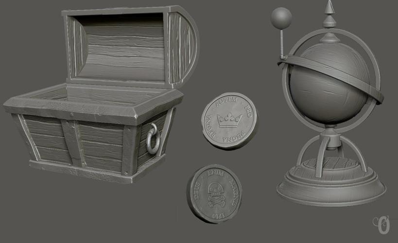 3d建模学习参考海盗的宝座游戏场景设计