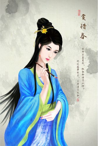 《金陵十二钗》插画设计作品