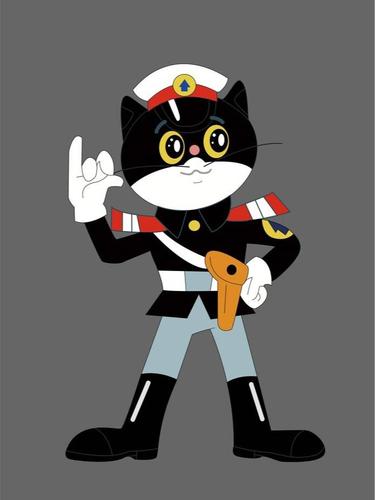 永远的顶流黑猫警长,猫界最苏警官动画是成人也会夸的水平