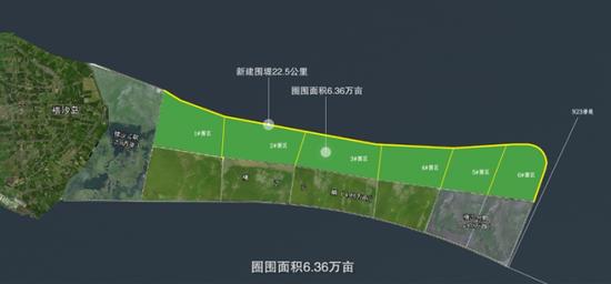 ["吹填造地"大法   大眼妹今天来到横沙岛最东侧,亲眼见证