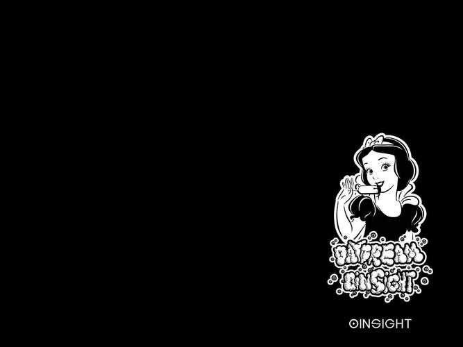 oinsight原创 商业插画 微暗黑系列 白雪公主 白日梦壁纸 oinsight