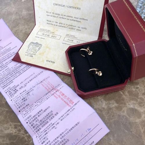 cartier 卡地亚钉子系列耳钉