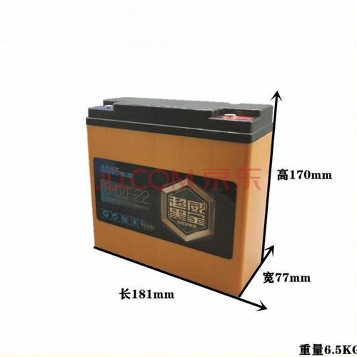 电池12伏电瓶12v20a32a单只全新耐用电动三轮车 单个12v22a(黑金款)