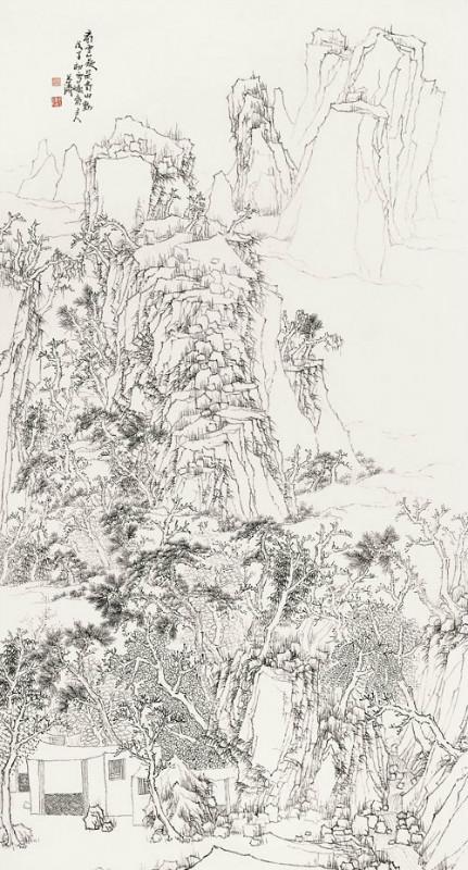 邸乃壮痛批当代山水画的"三错"; 首届全国线描艺术展览作品欣赏; &