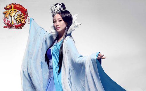 神话里面金喜善白衣飘飘好似仙女的图片_游戏壁纸