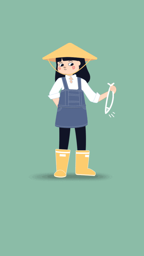 《理想生活录》系列动态插画设计