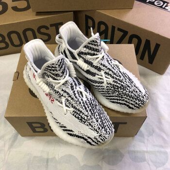 yezi椰子鞋男350白斑马冰淇淋满天星莆田官网运动鞋子