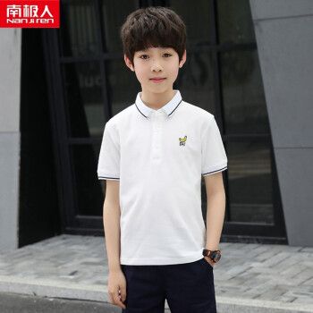 中大童学院风翻领polo衫男孩帅气运动休闲上衣小学生校服班服4-15岁