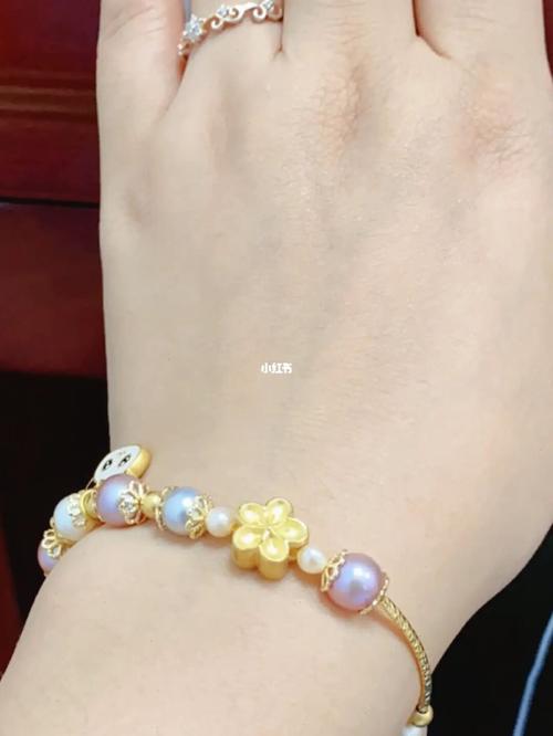 【自制diy黄金珍珠手链】_黄金_珍珠手链_diy_手链_珍珠_淡水珍珠