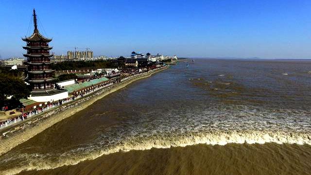 观潮_中秋习俗_中国台湾网