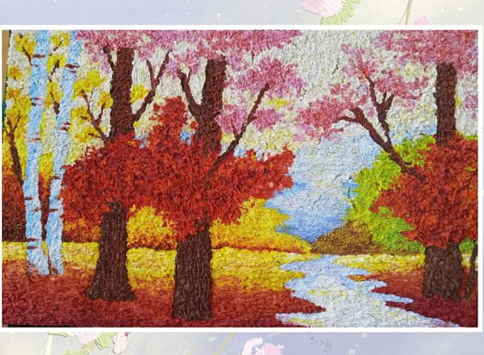 纸浆画作品(风景篇)