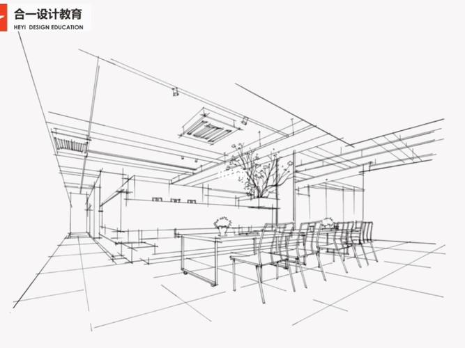 室内设计手绘 两点透视效果图_手绘_室内设计_透视_室内设计手绘_知识