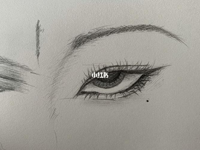 零基础 狐狸眼铅笔画_狐狸眼_铅笔画_绘画_素描_我的随手画_文化_绘画