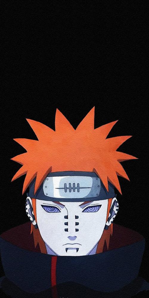 动漫壁纸:火影忍者晓组织系列手机壁纸,首领佩恩霸气的眼神