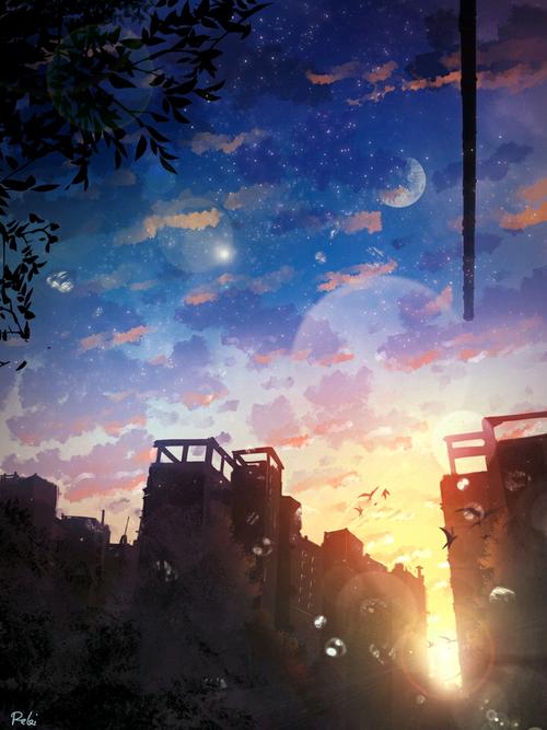 【壁纸】唯美二次元背景图(四)