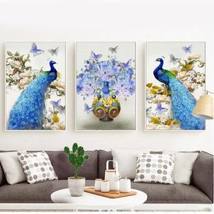 现代背景水晶画图片