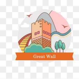 卡通北京旅游景点图片大全