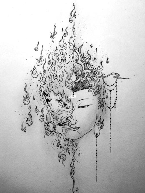 一念之间手稿  非专业画画91_绘画_文化_绘画