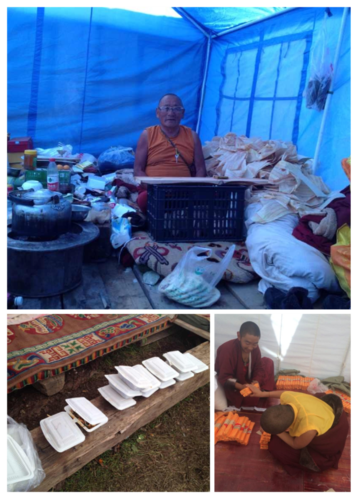 谢珠江措仁波切在白玉寺启动建造佛塔工程