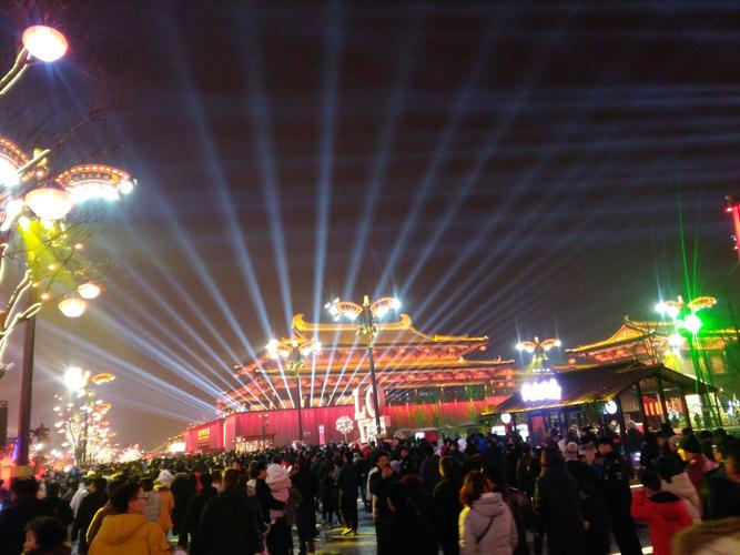 已亥年春节西安城墙灯会及大唐不夜城灯光秀