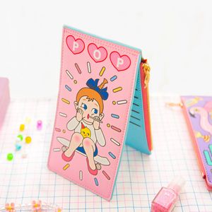 韩国bentoy棒棒女孩可爱长款对折卡夹卡套.长钱包 学生证件钱包