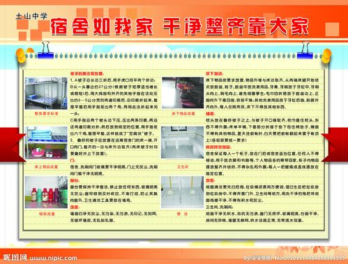 学校宿舍展板源文件__展板模板_广告设计_源文件图库