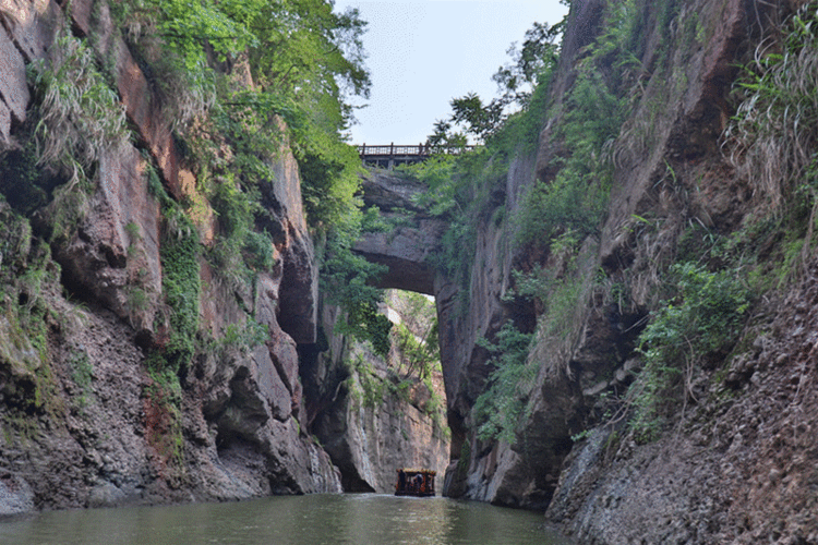 南京溧水天生桥风景区.(未来网记者 谢青摄)