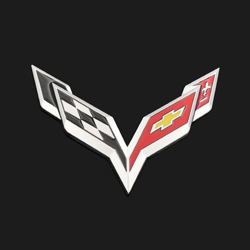 适用于雪佛兰科鲁兹迈锐宝改装金属车贴f1车标科尔维特车标志贴