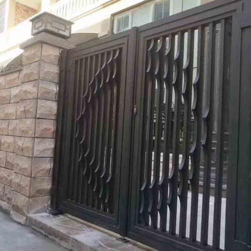 庭院小区铁艺金属大门 款式齐全欢迎选购 支持定制
