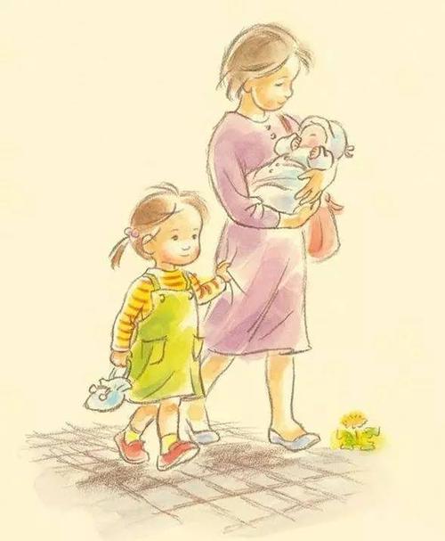 小时候,最喜欢牵着妈妈的手 走在长长的街道上