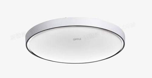 白色圆形吸顶灯