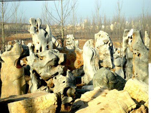        费县境内有蒙山,还有遍地的奇石,躺在地里时