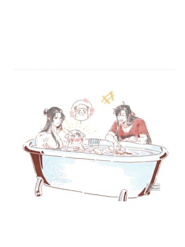 我爱洗澡皮肤好好思追也太幸福了_魔道祖师_影视_动漫