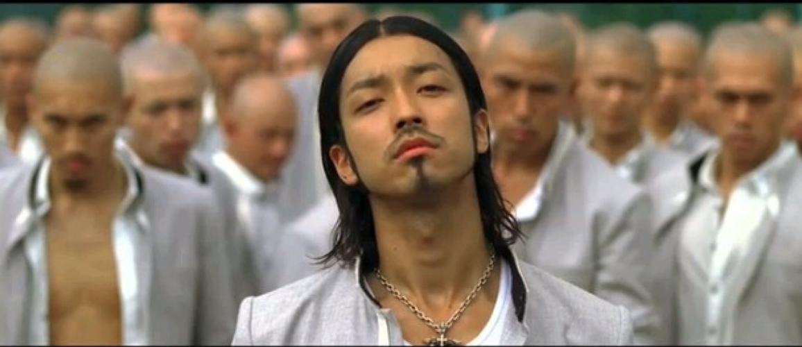 热血高校里的鸣海大我 小胡子太性感