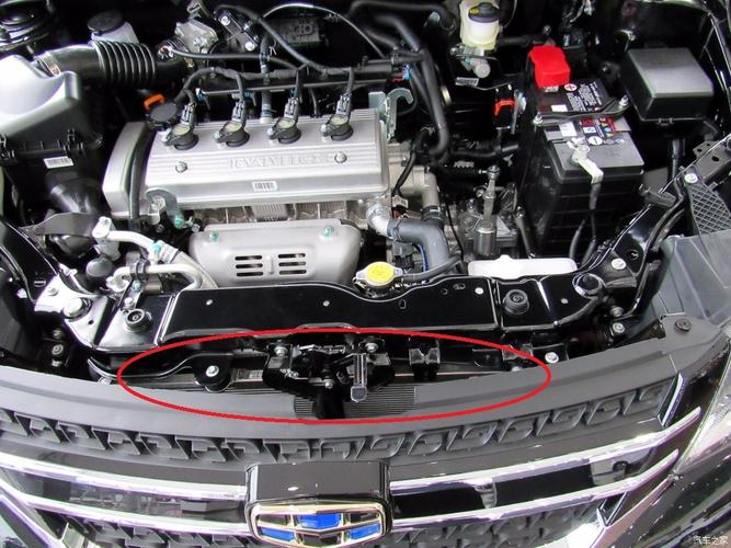 吉利金刚水箱在什么位置