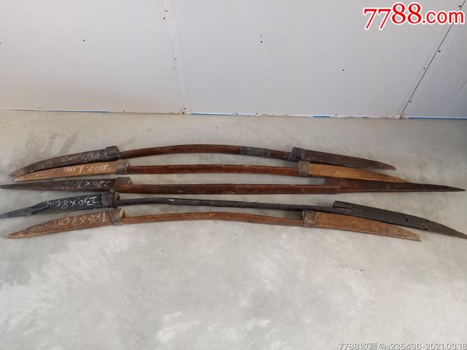 民俗用品桑木老扁担尺寸见图包浆一流全品