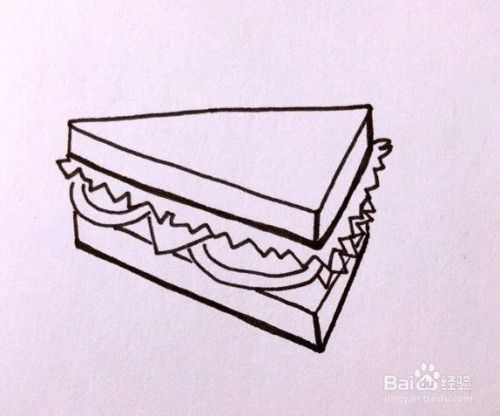 三明治简笔画教程