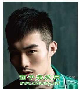 最新男生短碎发型图片