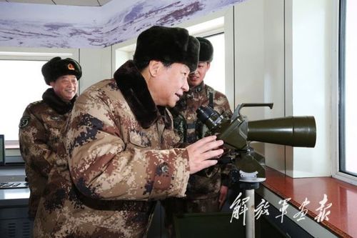 内蒙边防战士回忆习近平视察:主席陪我们站岗
