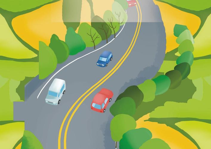 卡通马路背景手抄报word模板