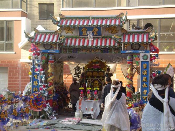 高级古代灵棚高级灵棚制作设计商品大图