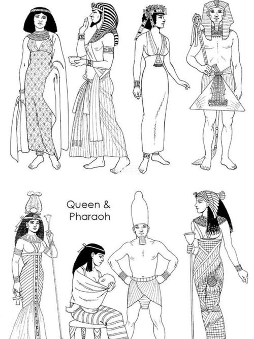 古埃及服饰与头饰_头饰_服饰_时尚_配饰